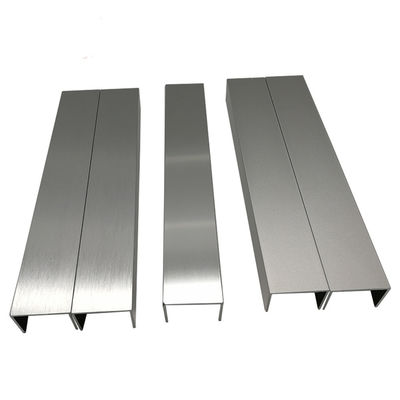 Quadrado perfis da escada da liga de alumínio da combinação de 6000 séries