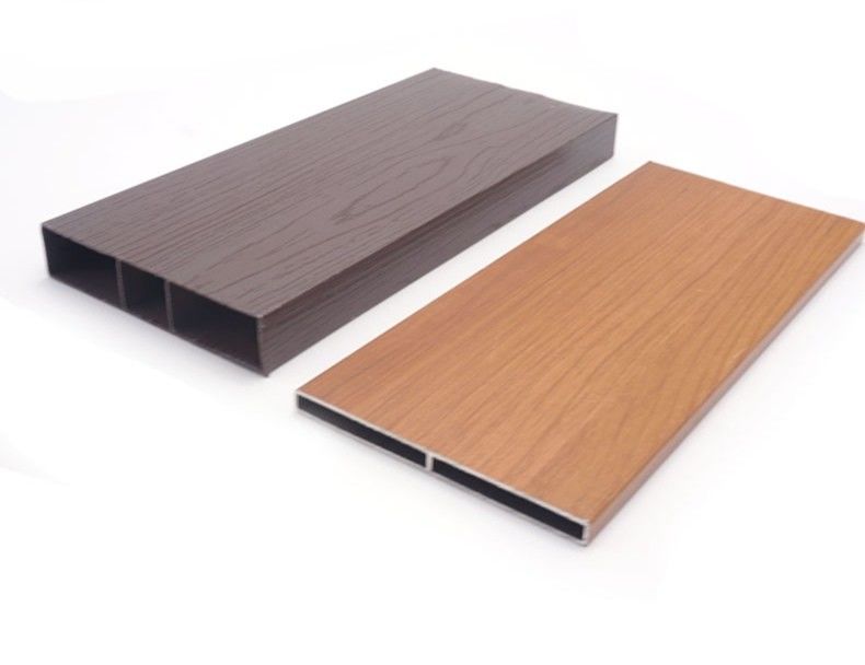 Perfis de alumínio da mobília de madeira da cor 6M Desk Square Tube da grão