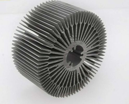 O pó revestiu o círculo flexível Heater Radiator Aluminum Profiles